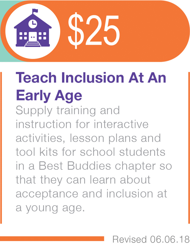 $25 Teach Inclusion At An Early Age $25 Teach Inclusion At An Early Age